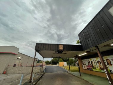 Grovetown, Ga USA - 05: 22 22: Eski moda bit pazarı manzarası Hwy 1