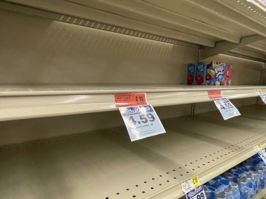 Hephzibah, Ga USA - 04: 30 30 IGA perakende satış mağazası boş.