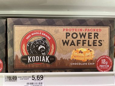 Grovetown, Ga USA - 05: 24 22: Perakende satış mağazası Kodiak güç waffle 'ları ve fiyat