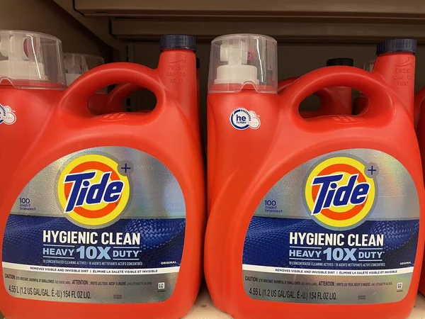 Grovetown Usa Tide Laundry Detergent Retail Store Higiene Limpia 100 — Foto de Stock