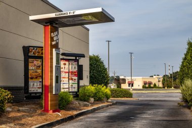 Augusta, Ga USA - 07 25 21: Krystal fast food restoranı