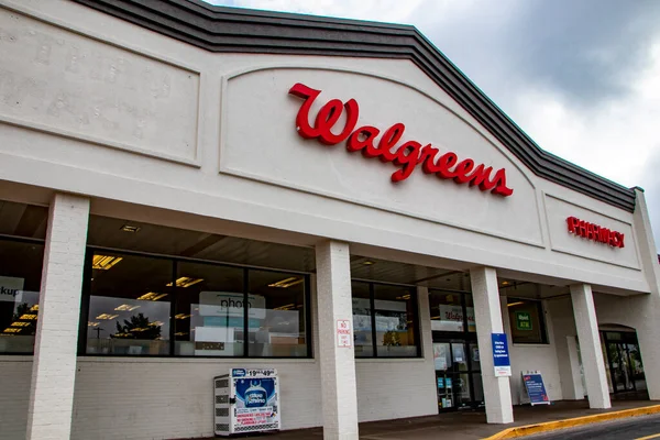 Augusta Usa Walgreens Tienda Por Menor Vista Lateral Exterior — Foto de Stock