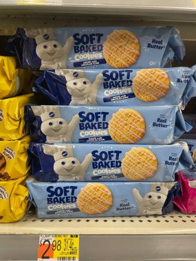 Waynesboro, Ga USA - 05: 26 22: Walmart supercenter Pillsbury soft bake kurabiyeleri