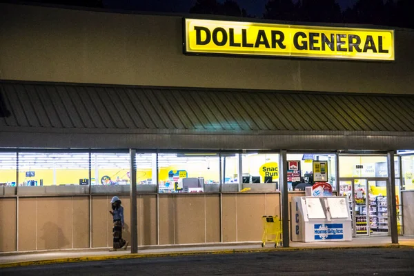 Decatur Usa Dollar General Tienda Por Menor Entrada Exterior Por — Foto de Stock