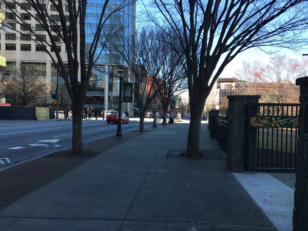 Atlanta Usa Atlanta Kaldırım Trafik — Stok fotoğraf