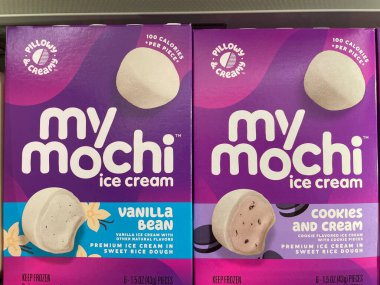 Grovetown, Ga USA - 05: 28 28 22: Dondurmacım Mochi kurabiyelerim perakende mağazası