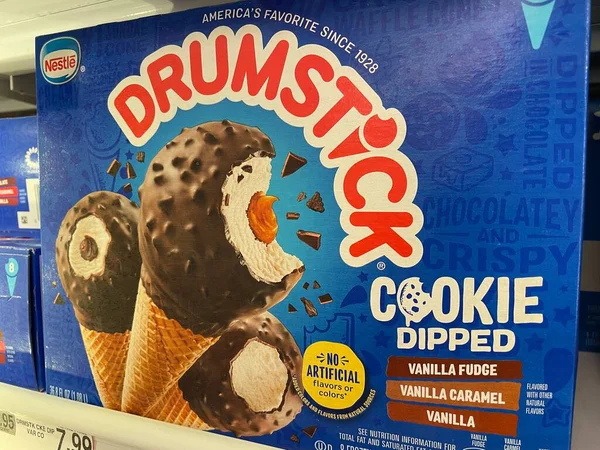 Grovetown Usa Магазин Мороженого Магазин Мороженого Драмстик — стоковое фото