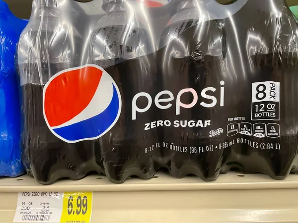 Hephzibah Eua Kjs Iga Mercearia Varejo Pepsi Zero Pacote Preço — Fotografia de Stock