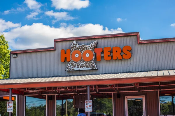 Dallas Usa Hooters Sports Bar Restaurant Building Sign — Foto de Stock