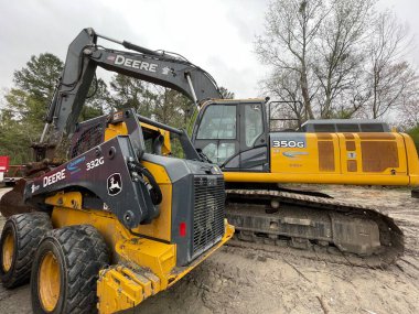 Augusta, Ga USA - 03 19 22: CAT heavy construction machinery bobcat