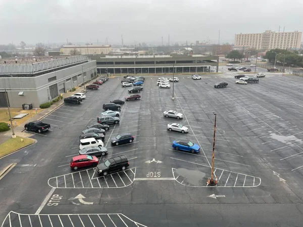 Augusta, Ga USA - 12 14 21: Childrens hospital of Georgia exterior looking down on a parking lot
