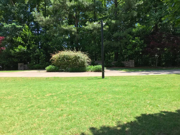 Paved Walking Trail Silver Comet Trail Dallas Georgia Side View — Stockfoto