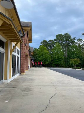 Perakende satış merkezi, Georgia ABD kaldırımı.