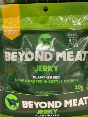 Grovetown, Ga USA - 09 09: 22: Market Beyond Meat jerky