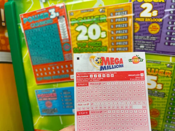 Grovetown Usa Tienda Comestibles Georgia Lottery Booth Mega Millions Ticket —  Fotos de Stock