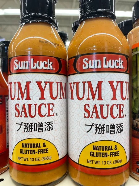 Grovetown Usa Tienda Minorista Comestibles Sun Luck Yum Yum Sauce — Foto de Stock