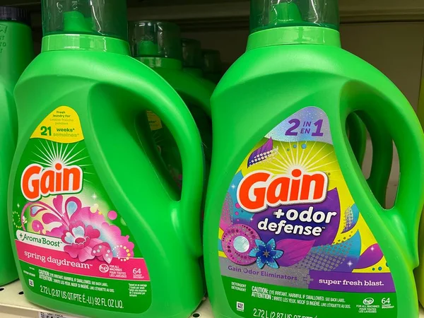 Grovetown, Ga USA - 08 18 18 22: Perakende mağazası çamaşır deterjanı kazandı