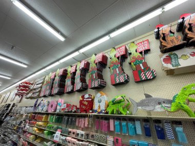 Augusta, Ga USA - 09: 14: 22: Hobi Lobisi perakende satış mağazası İçişleri Noel Bahçesi Sanat Sergisi