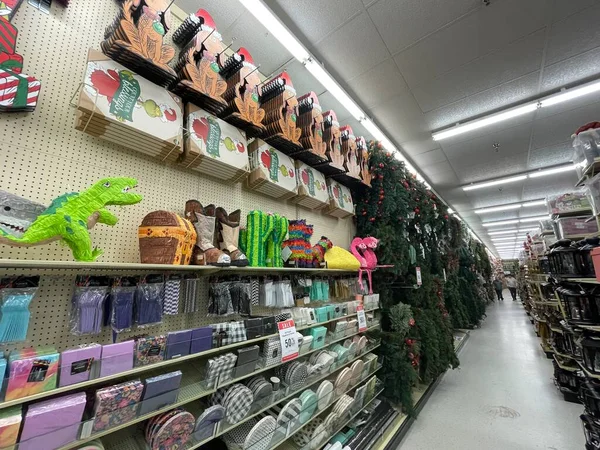 Augusta Usa Hobby Lobby Retail Store Interior Christmas Wall Art — Stock Photo, Image