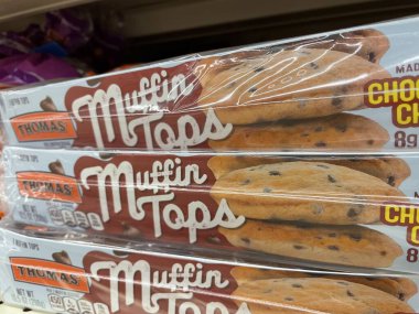 Grovetown, Ga USA - 09: 15 15: 22: Market Thomas Muffin çikolata parçalı
