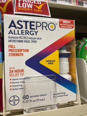 Grovetown, Ga USA - 09 21 22: Market İlaç Bölümü Astepro