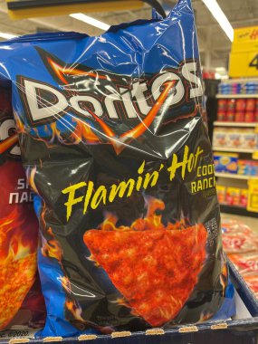 Grovetown, Ga USA - 10 08 22: Market Doritos flammin hot