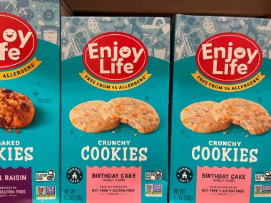 Grovetown, Ga USA - 09 07: 22: Perakende satış mağazası: Hayatın tadını çıkarın glütensiz kurabiyeler