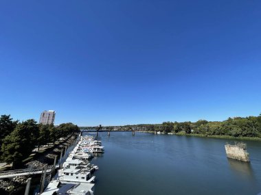 Augusta, Ga USA - 10 05: 22: Augusta Ga Jefferson Davis Köprüsü Anıtı