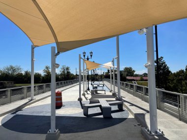 Augusta, Ga USA - 10 05: 22: Augusta Ga Jefferson Davis Köprüsü Anıtı