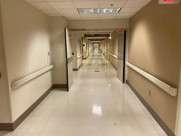 Augusta Usa Children Hospital Georgia Interior Long Hallway — Stock Photo, Image