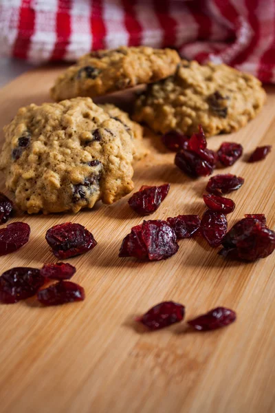 Cranberry Oatmeal cookies — Stock Photo, Image