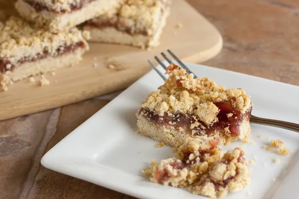 ahududu meyve ve yulaf ezmesi çubukları