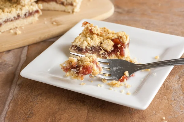 Raspberry Fruit and Oatmeal Bars — Stock Photo, Image