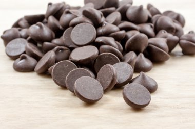 Dark Chocolate Chip Morsels clipart