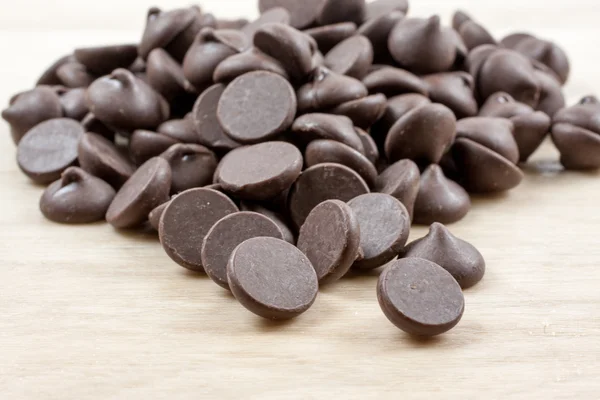 Mörk choklad chip smulad — Stockfoto