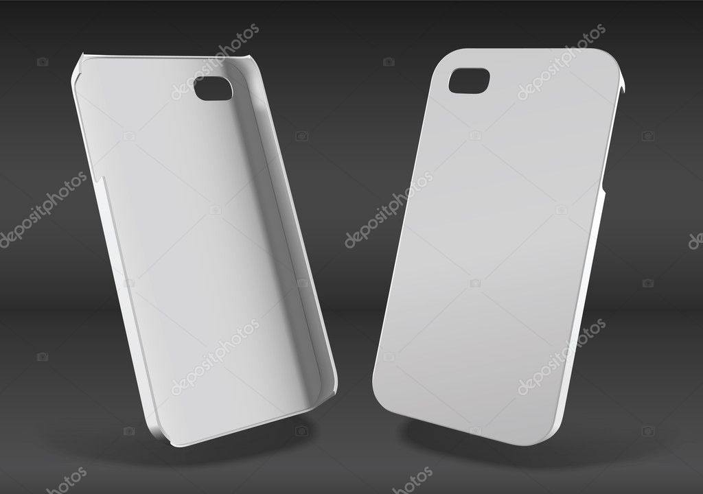Download Iphone Plastic Case Mockup For Design And Print Vector Image By C Ilyashulika Vector Stock 38799657