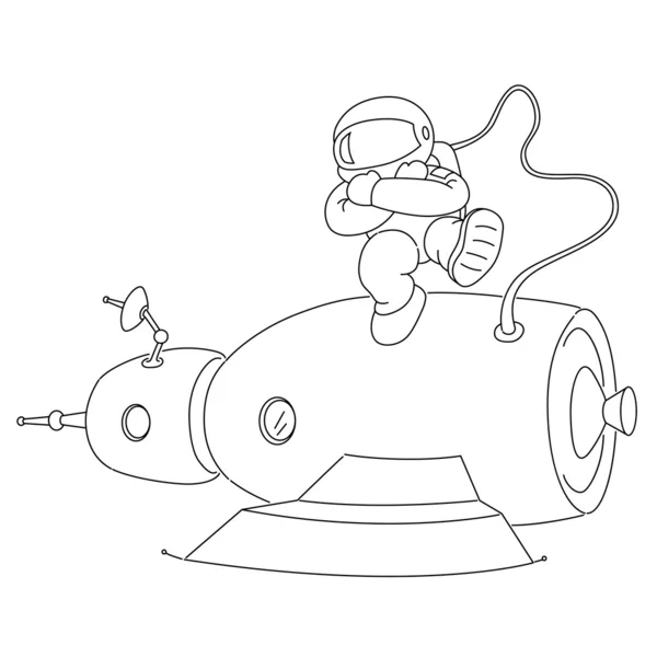 astronot uzayda uzay dışında dans