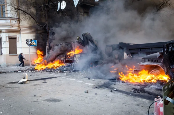 Kiev, Ukrayna - 18 Şubat
