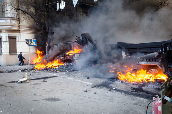 KIEV, UKRAINE - 18  February