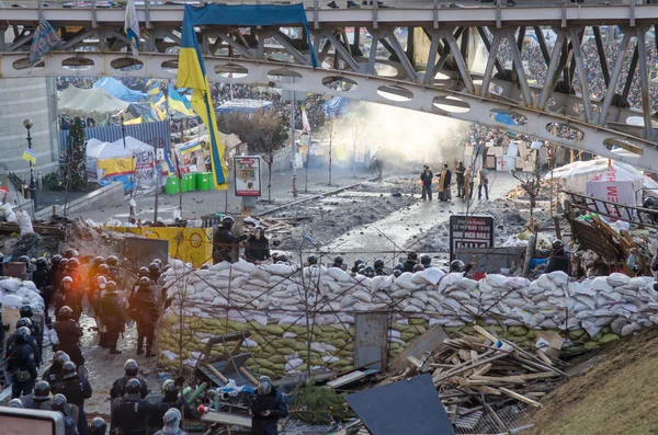 Kiev, Oekraïne - 18 februari — Stockfoto