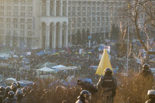 Kiev, Ukraina - 18 lutego — Zdjęcie stockowe