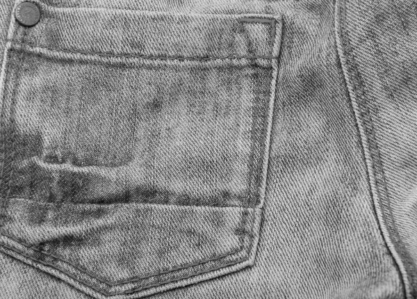 縫い目のあるジーンズのテクスチャ — ストック写真