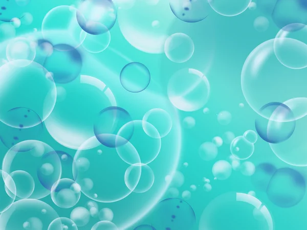 Bubble blue pattern — Stock Photo, Image