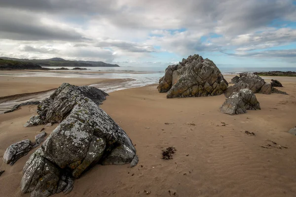 Przylądek Morski Plaża Skalista Malin Well Donegal Irlandia — Zdjęcie stockowe