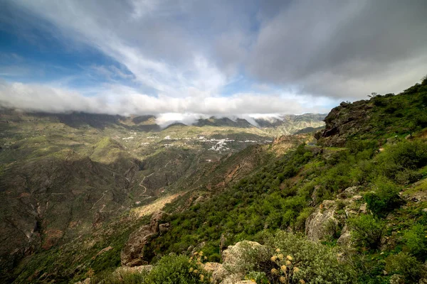 Κορυφή Του Τοπίου Gran Canaria Κανάριοι Νήσοι — Φωτογραφία Αρχείου