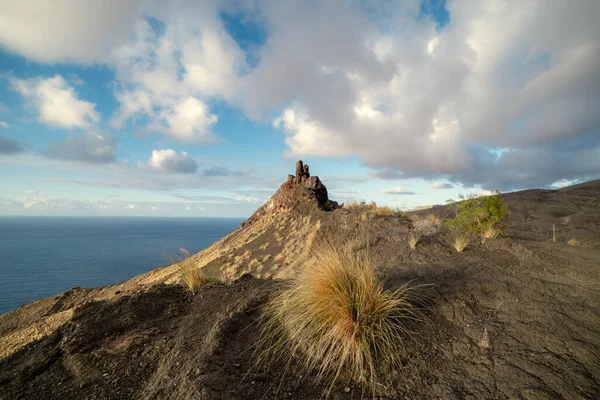 Paesaggio Marino Agaete Costa Occidentale Gran Canaria Isole Canarie — Foto Stock