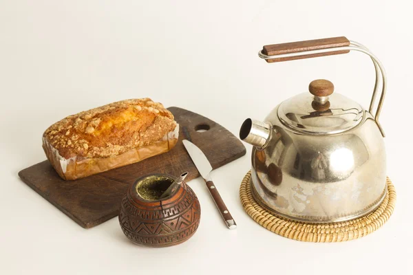 Mate and pudding — Stock Photo, Image