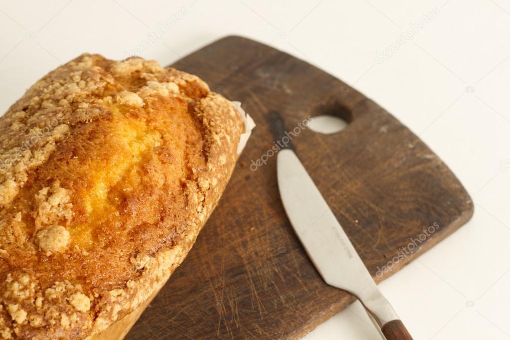 Bread on the kitchen blackboard