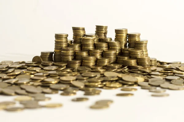 Piles of coins. — Stock Photo, Image