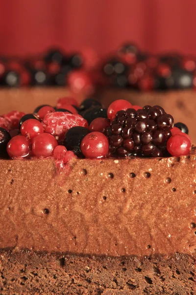 Chocolademousse taart — Stockfoto